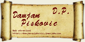 Damjan Pisković vizit kartica